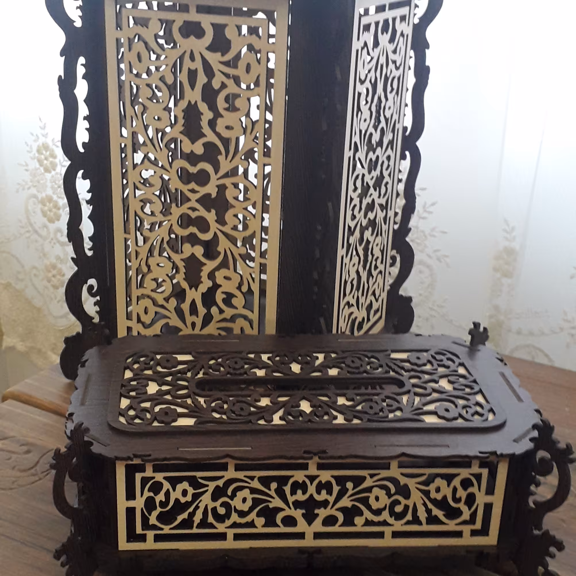 سطل و جادستمال چوبی