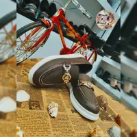 کفش چرم پسرانه قهوه ای دوردوخت زیره پیو از سایز25تا36