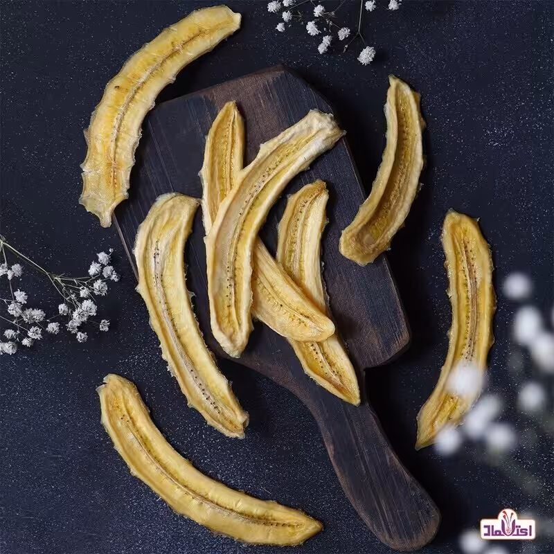 موز خشک یک کیلویی اعتماد  نرم و خوشمزه و کشیده - حذف شده