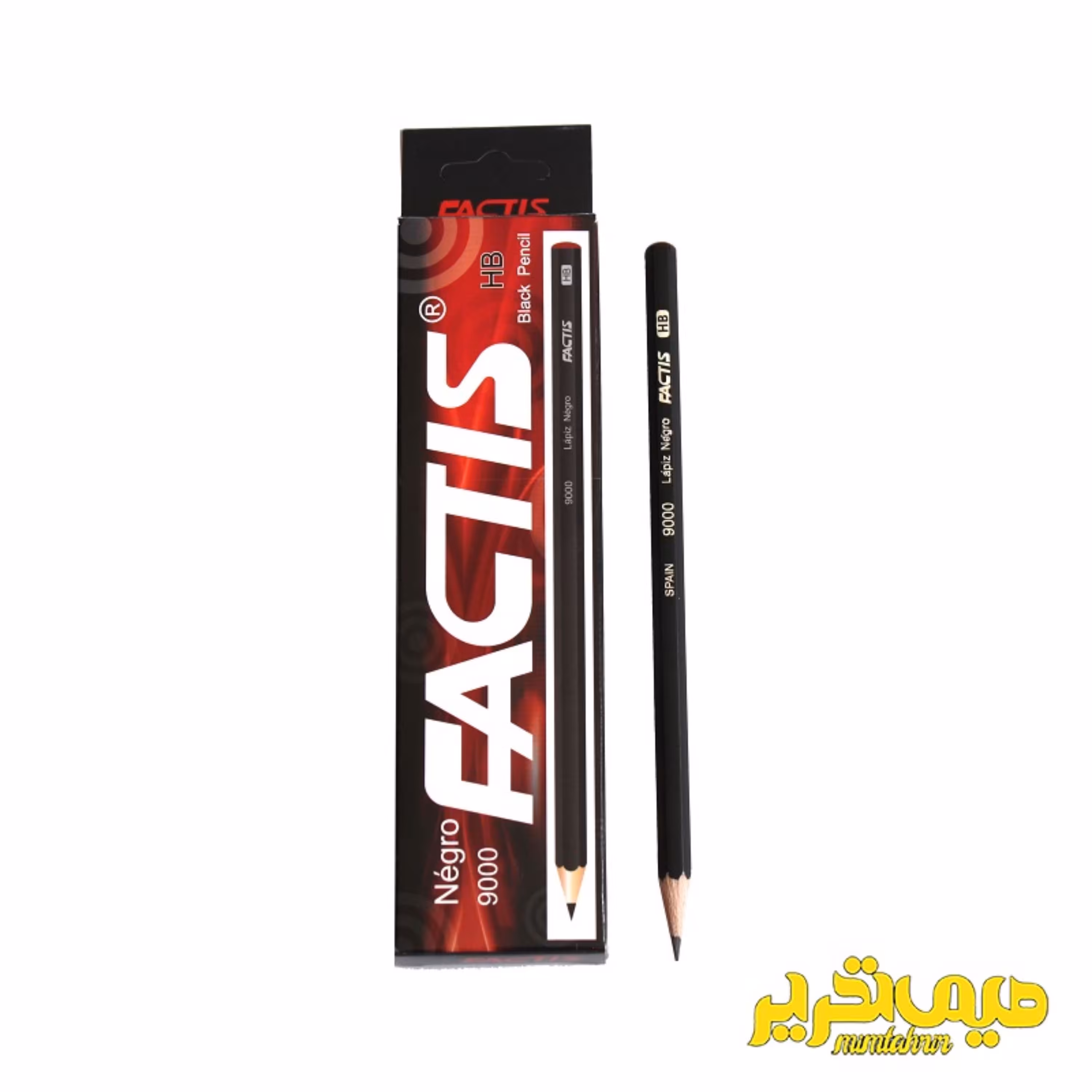 مداد مشکی نگرو فکتیس بسته 12 عددی