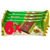 شکلات دبی اولکر 6 تایی با فیلینگ کادایف و پسته کنافه - ulker