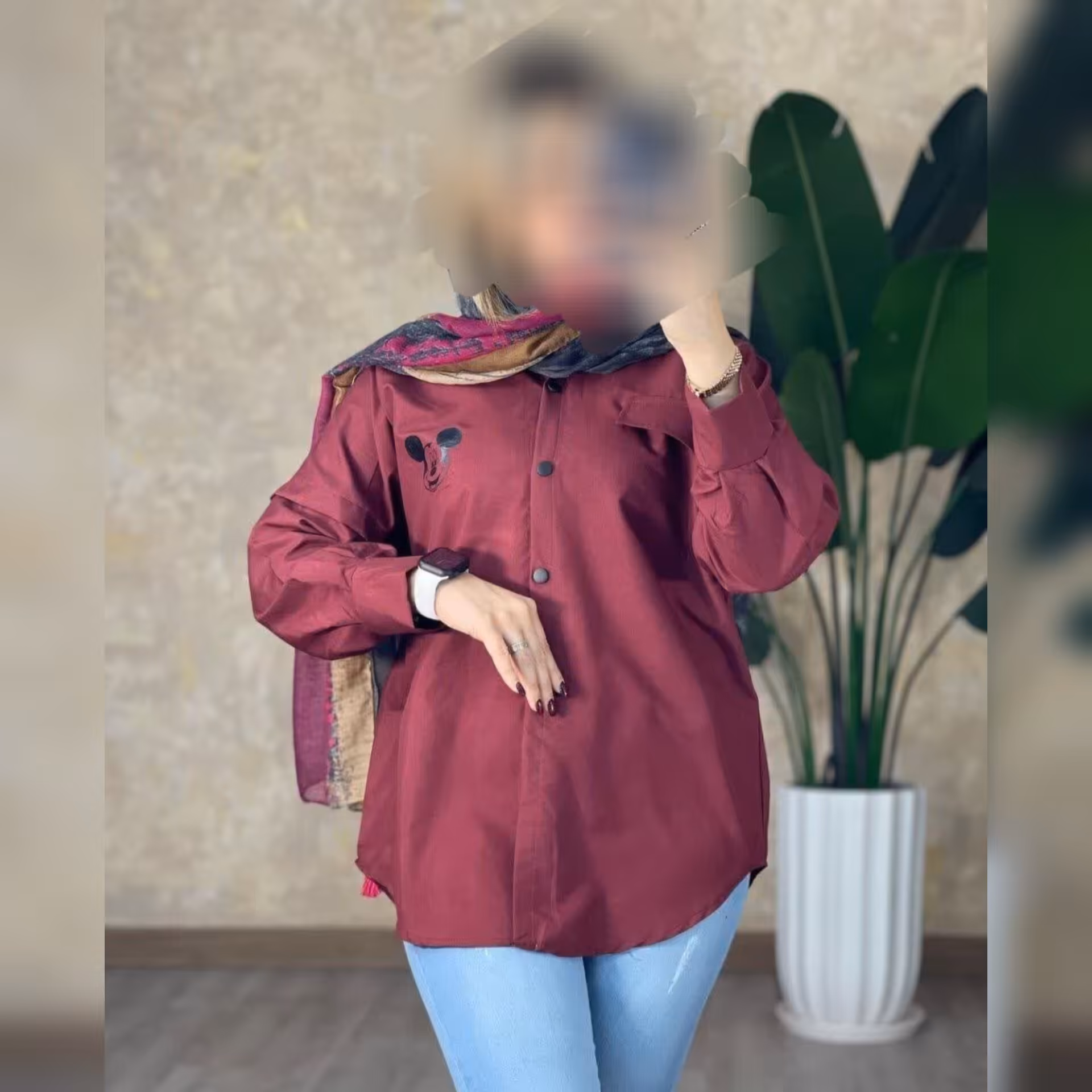 شومیز مانتویی میکی 