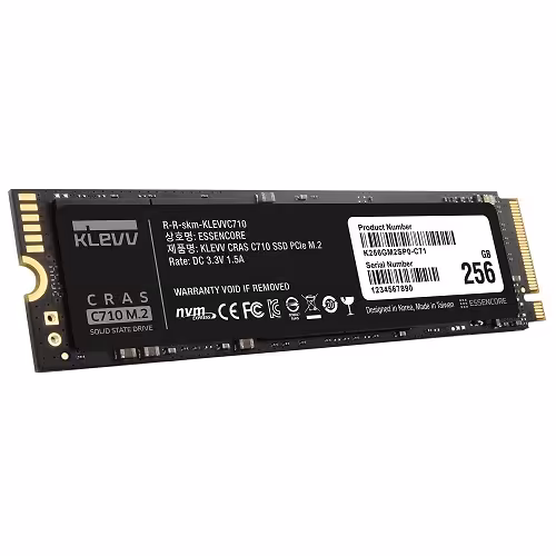 اس اس دی اینترنال M.2 NVMe کلو مدل KLEVV CRAS C710 ظرفیت 256 گیگابایت