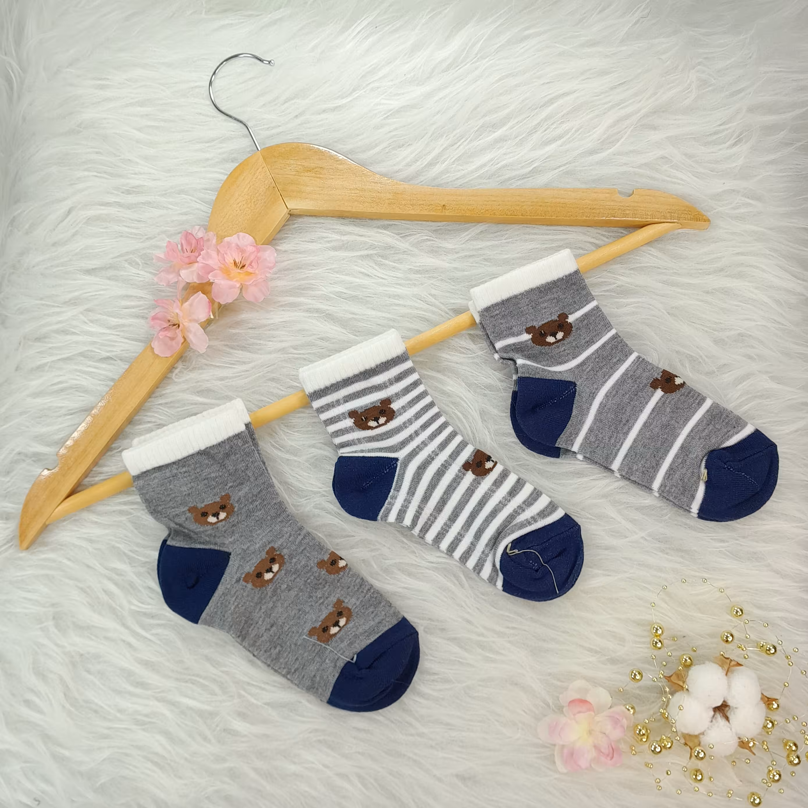 جوراب پسرانه نیمساق 7تا9سال پک سه جفتی ویژه مدرسه (جنس نخی اعلا)