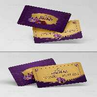 کارت ویزیت زعفران فروشی | گرافیک با طعم تربچه