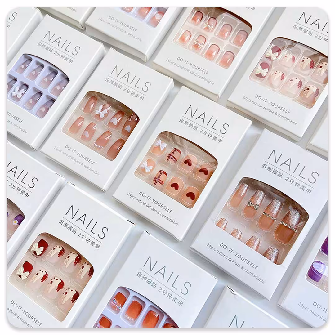 ناخن مصنوعی طرح دار یا طرحدار (24 عددی)