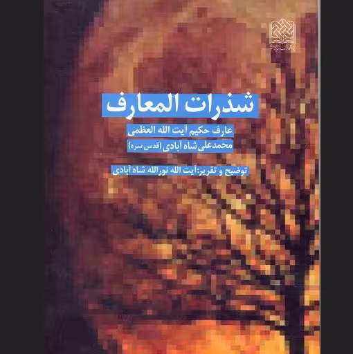 کتاب شذرات المعارف اثر آیت الله شاه آبادی نشر پژوهشگاه فرهنگ و اندیشه اسلامی