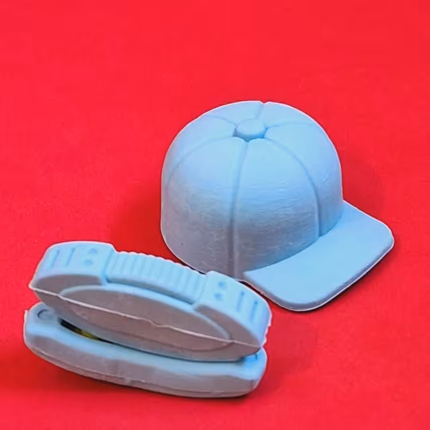 پاکن فانتزی طرح کلاه وعینک آبی 