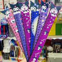 خط کش چوبی 20 سانت طرح کرومی