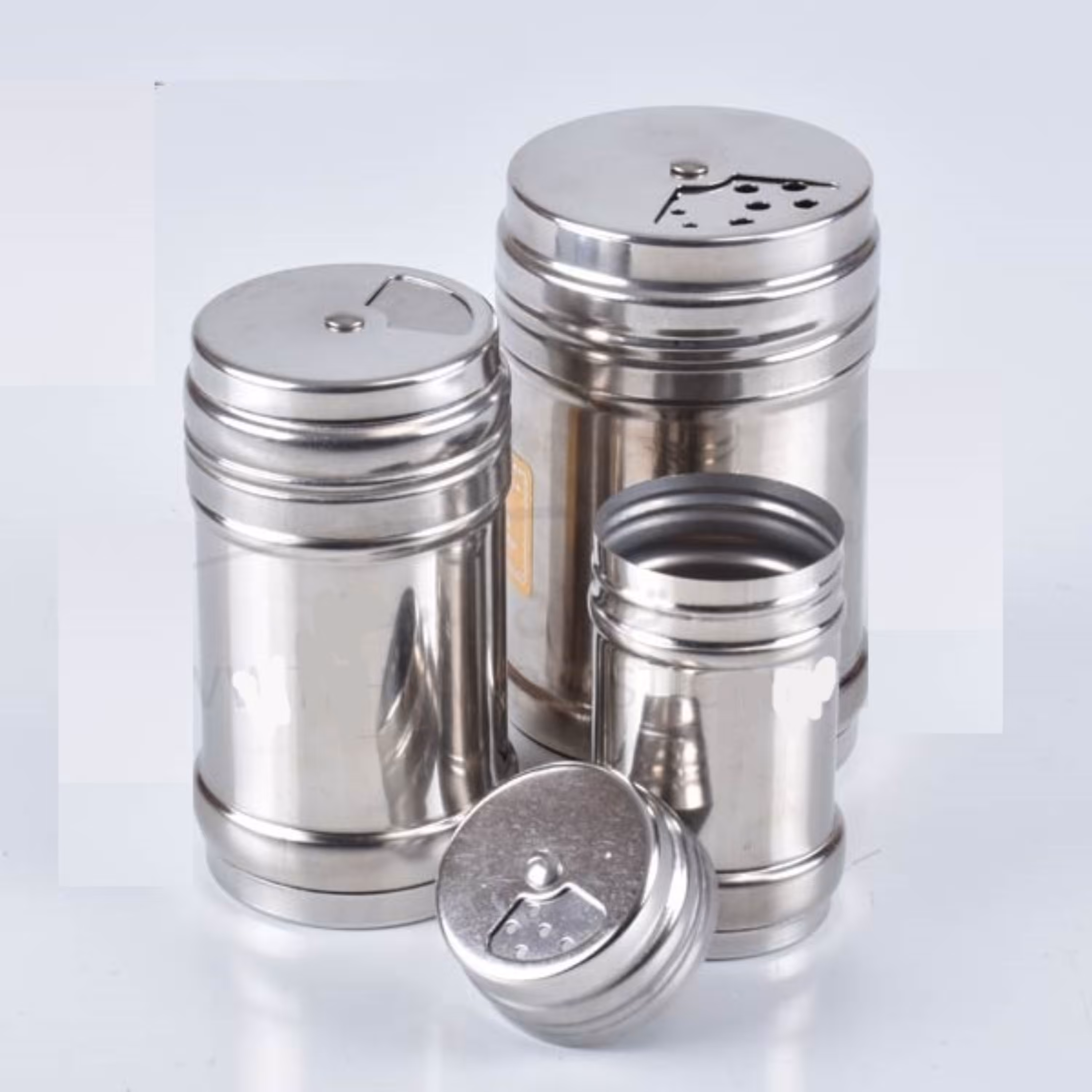 ادویه پاش استیل 3عددی