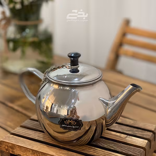 قوری خمره ای استیل مدل آریا 1 لیتری