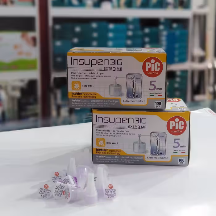 سرسوزن (پن نیدل) انسولین پیک شماره 5 گیج 31 بسته 100 عددی