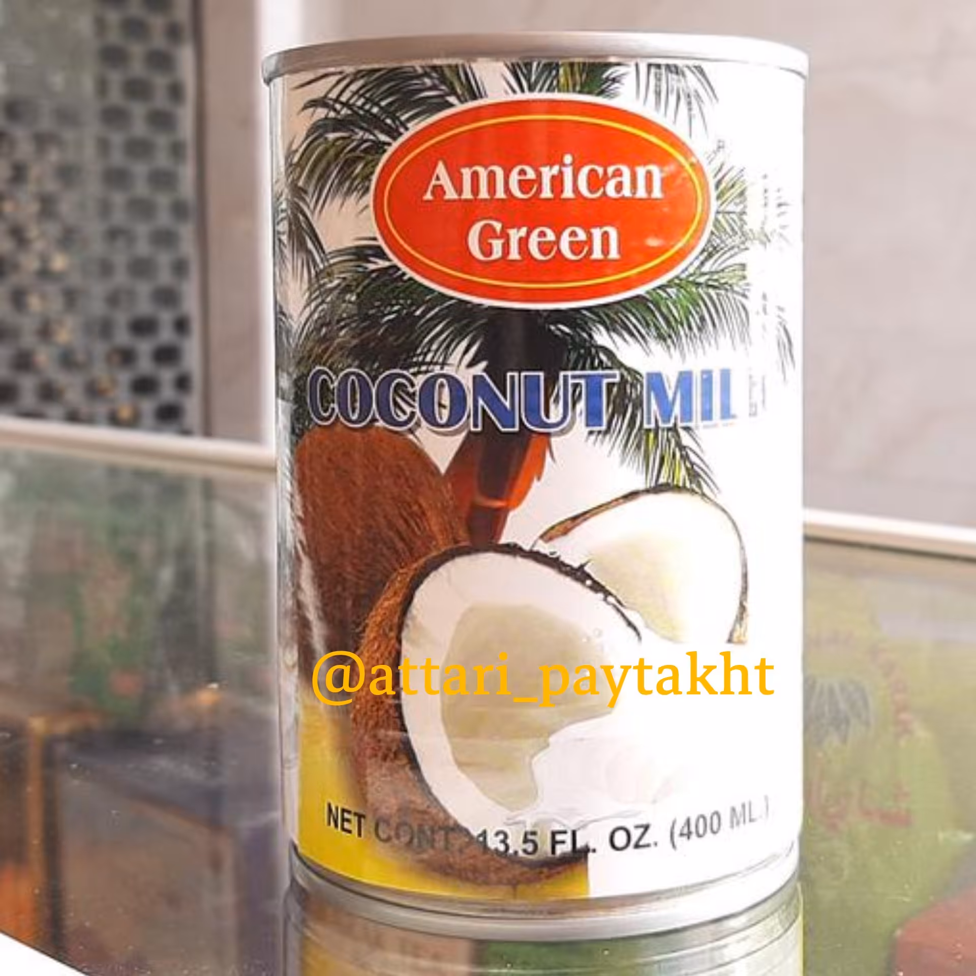 شیر نارگیل وزن 400 میل تولید تایلند 