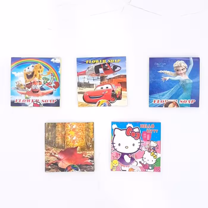 صابون دفترچه ای فانتزی جیبی 