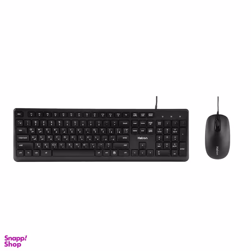 ماوس و کیبورد با سیم هترون مدل HKC215