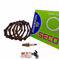 صفحه کلاچ موتور سیکلت بهمراه شمع ایریدیوم SECOساخت کره مناسب برای هندا125