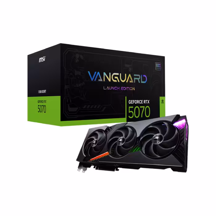 کارت گرافیک ام اس آی مدل GeForce RTX™ 5070 12G VANGUARD SOC LAUNCH EDITION