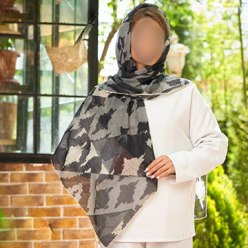 روسری نخی ترک دست دوز. (محرم)