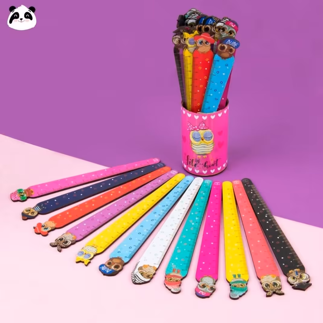 خط کش فانتزی چوبی طرح جغد