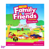 کتاب Family And Friends اثر Naomi Simmons نشر الوند پویان جلد Starter