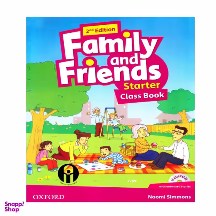 کتاب Family And Friends اثر Naomi Simmons نشر الوند پویان جلد Starter