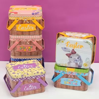 باکس فلزی طرح سبد پیکنیک