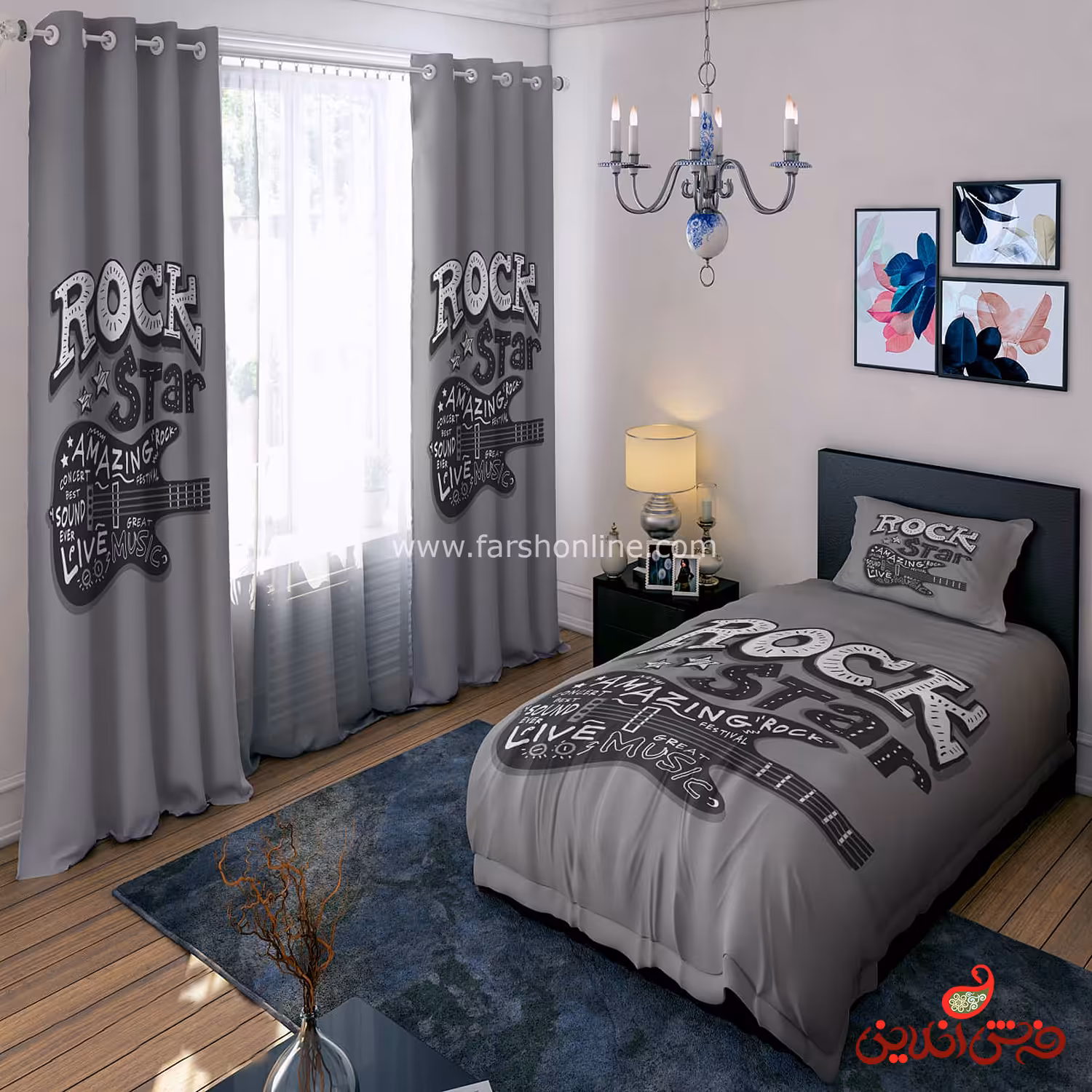 روتختی طرح راک استار(rock star) کد 15647