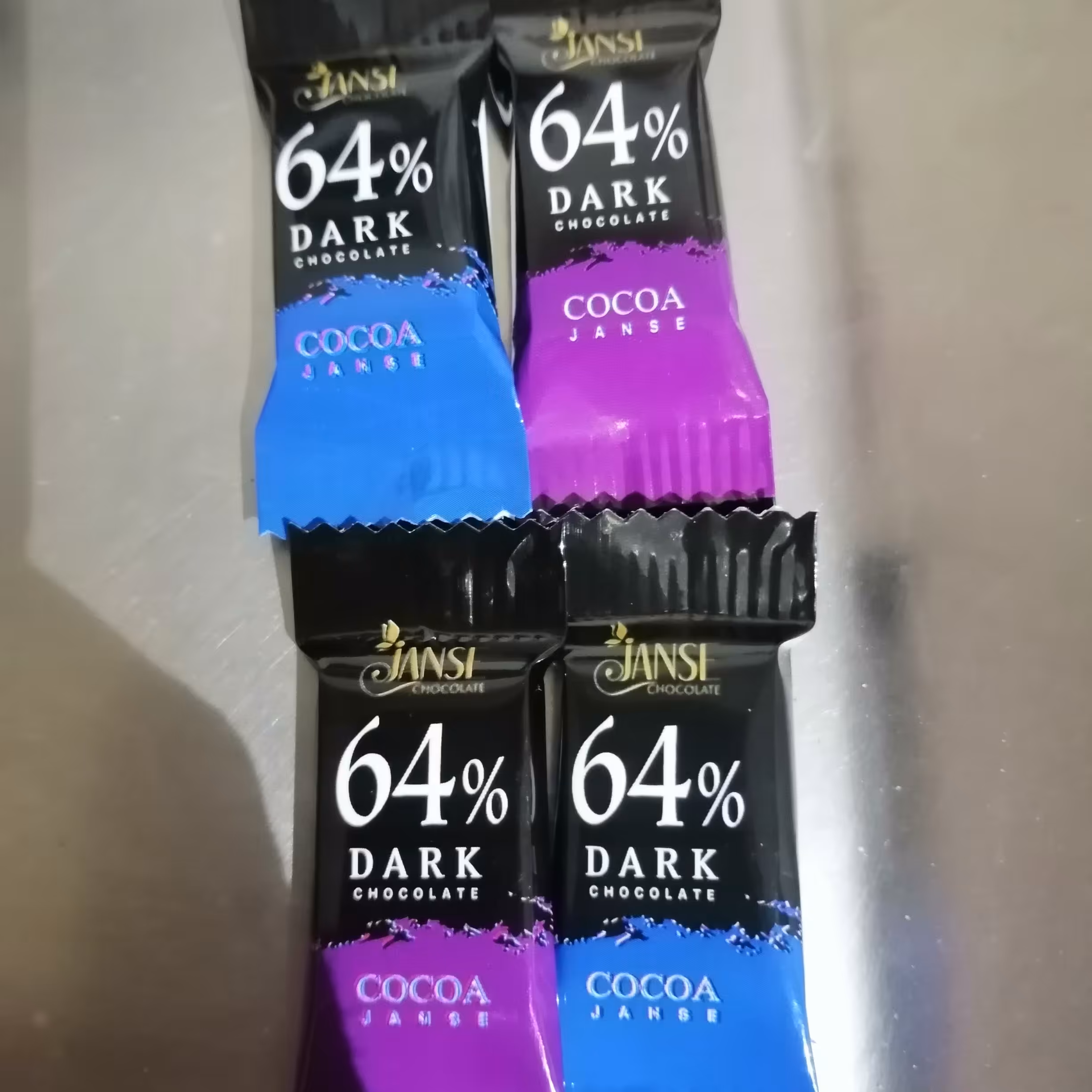 شکلات  تلخ 3 گرمی 64 درصد