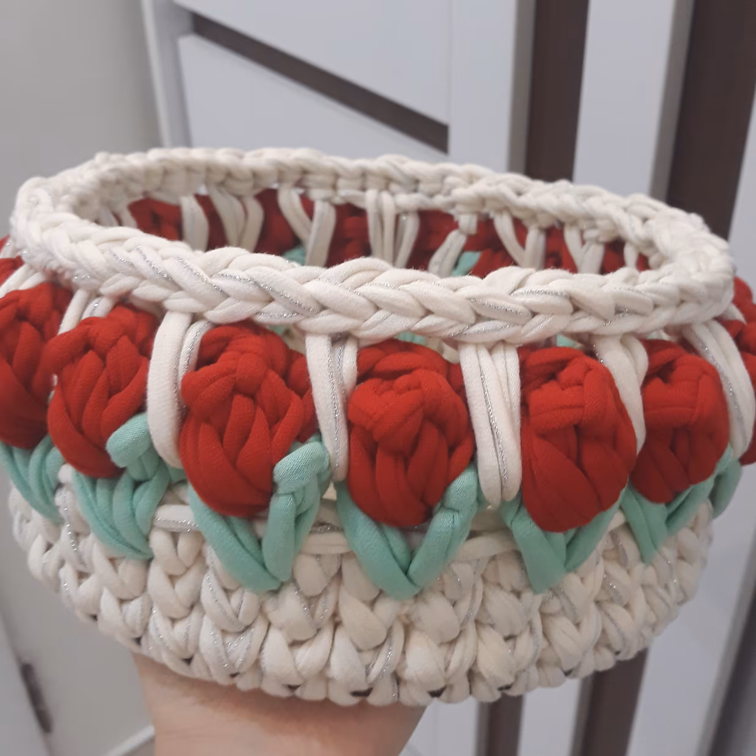 سبد  طرح گل مدل حسنا