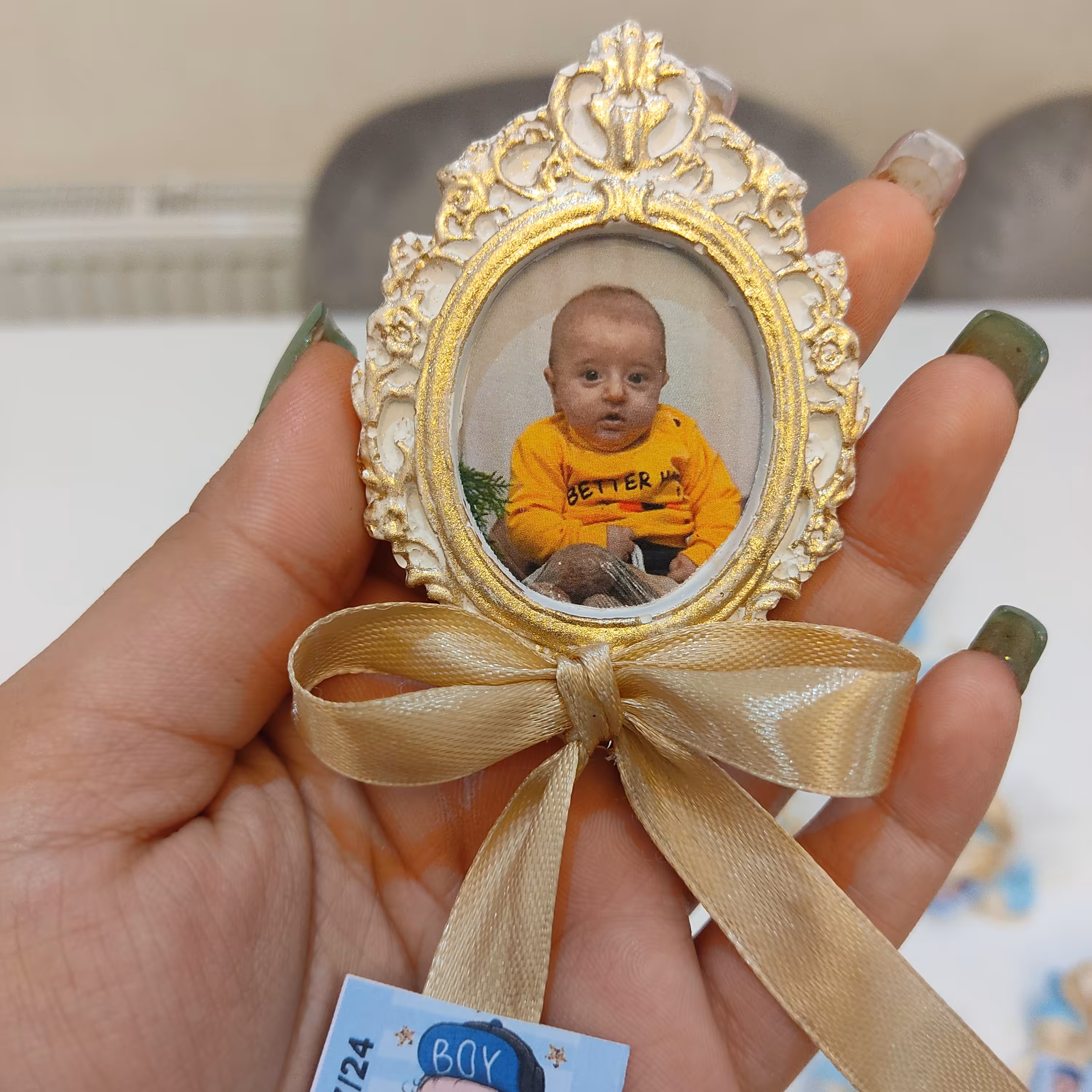 گیفت قاب پک20عددی همراه باعکس و روبان و مگنت مناسب عروسی تولد،سیسمونی،جشن عبادت و....