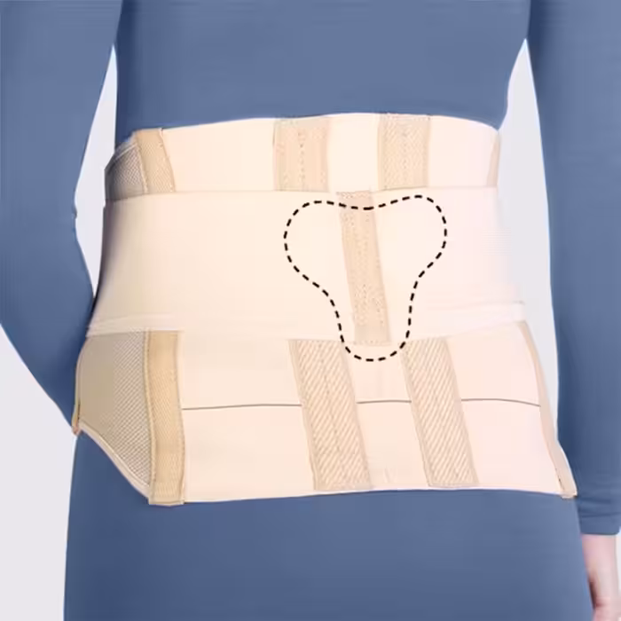کمربند پددار لومبوساکرال طب و صنعت کد 53400 - مناسب کاهش درد کمر و حمایت ستون فقرات