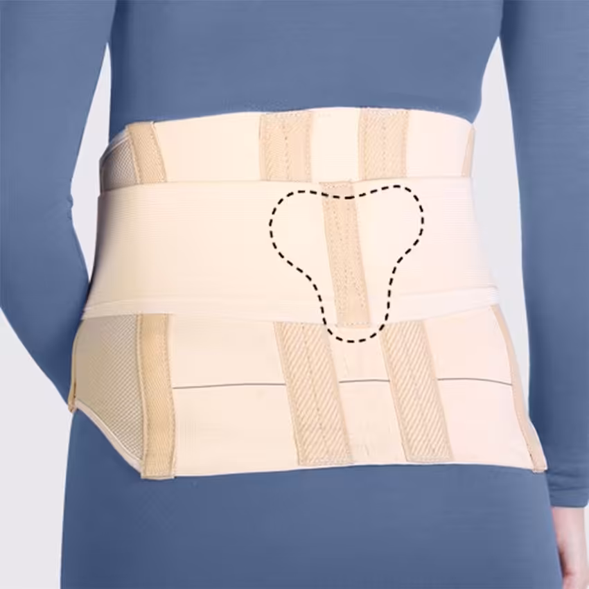 کمربند پددار لومبوساکرال طب و صنعت کد 53400 - مناسب کاهش درد کمر و حمایت ستون فقرات