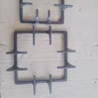 چدن اجاق گاز رومیزی مربع 5تیکه بزرگ وکوچک