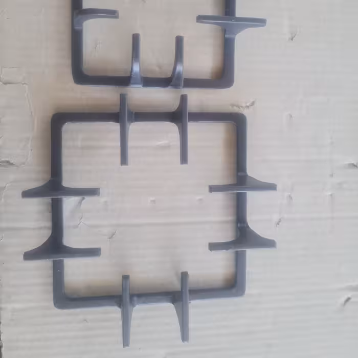 چدن اجاق گاز رومیزی مربع 5تیکه بزرگ وکوچک