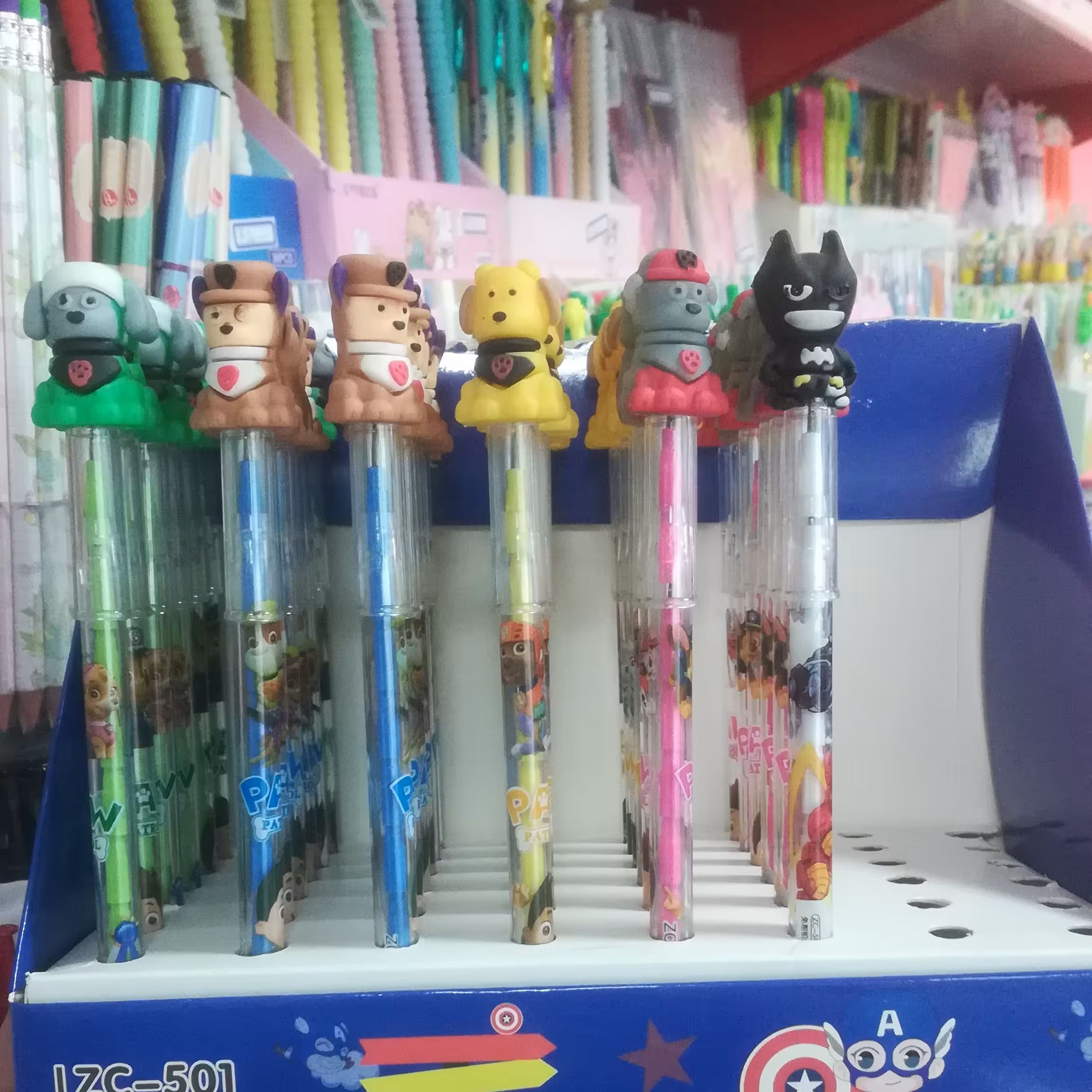 مداد فشنگی فانتزی،مداد فشنگی سگهای نگهبان،مداد فشنگی بتمن،مداد فشنگی