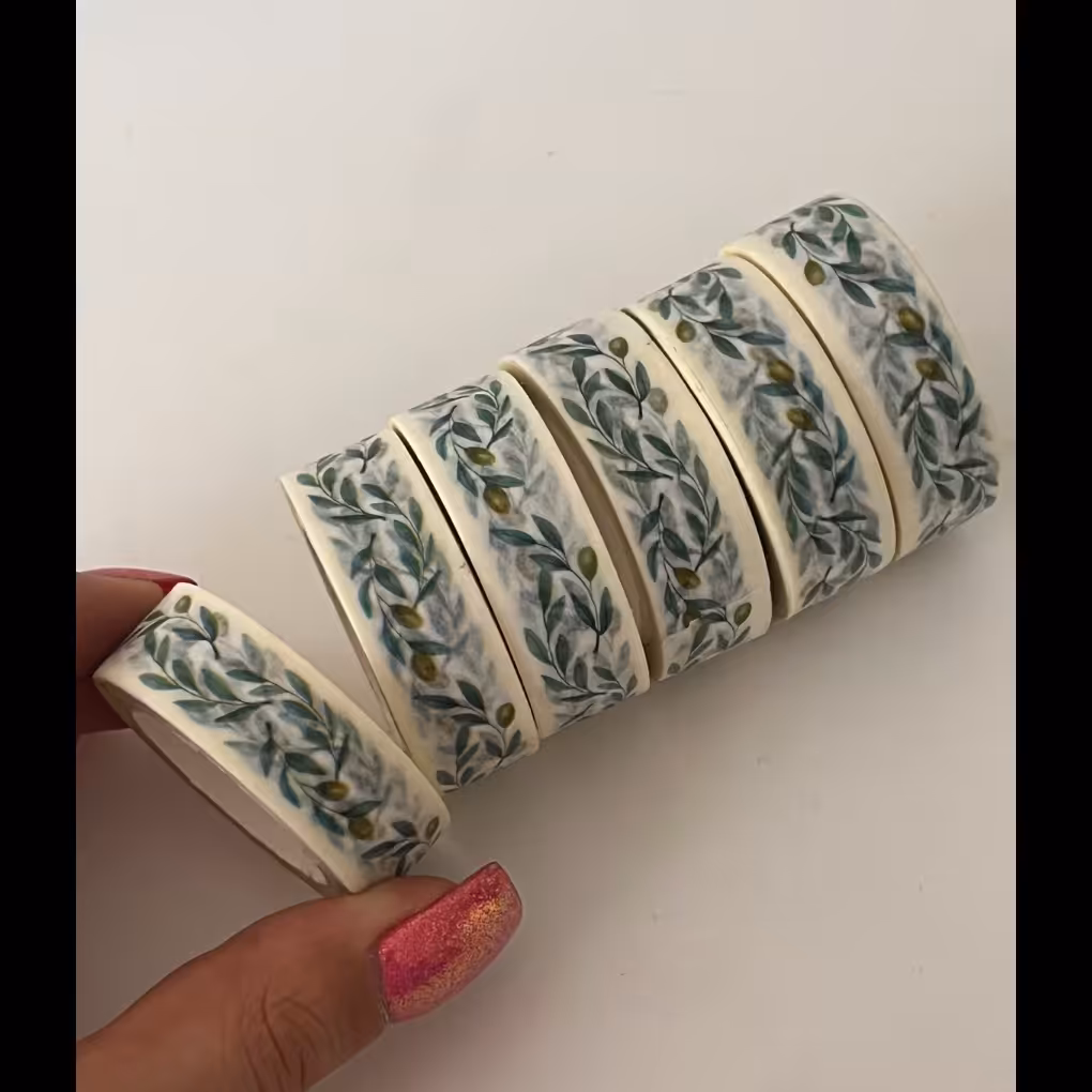 چسب فانتزی طرح گل مدل 009