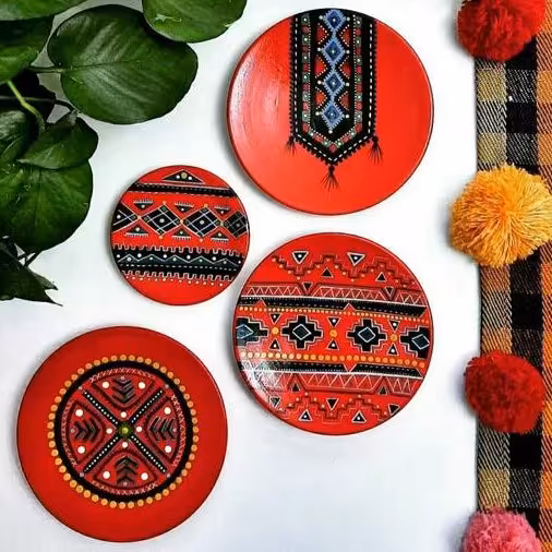 دکوری دیواری سنتی فاخر چهار عددی ست 