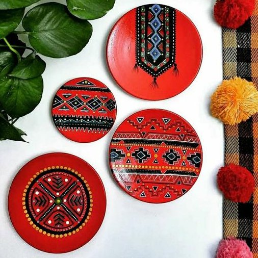 دکوری دیواری سنتی فاخر چهار عددی ست
