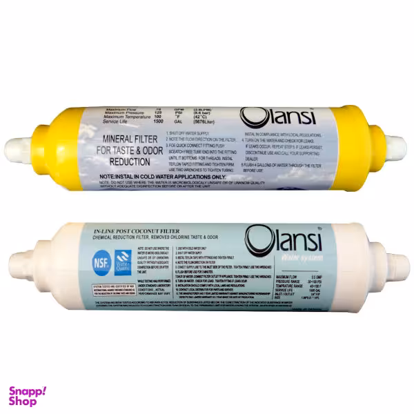 فیلتر تصفیه آب اولانسی بسته دو عددی