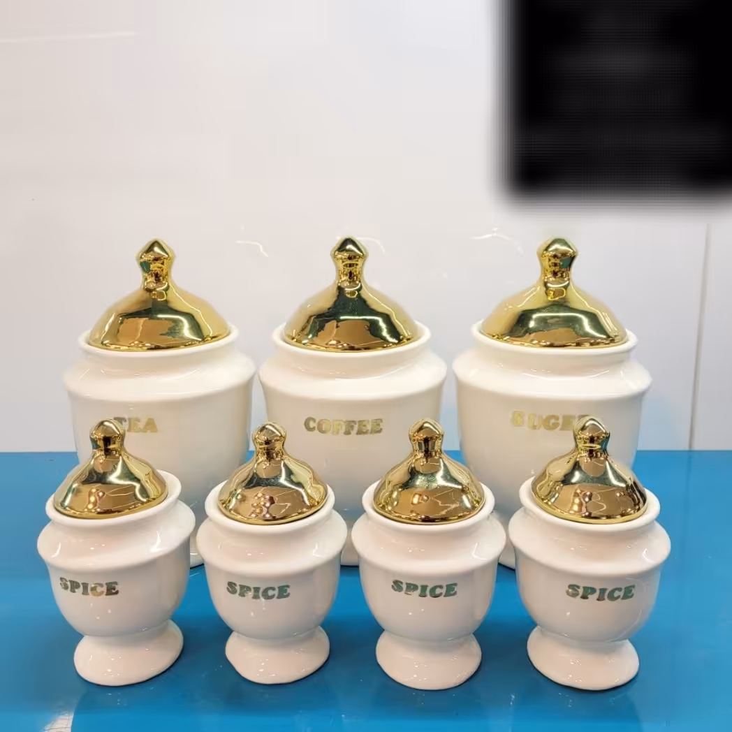 پا سماوری 7 پارچه پرنسس طلایی