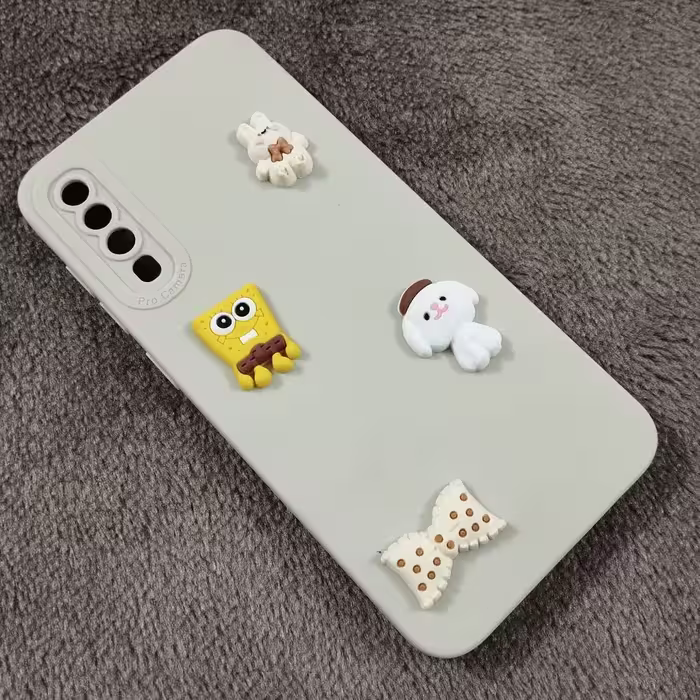 گارد  قاب  کاور عروسک برجسته به همراه آویز مناسب برای سامسونگ  Galaxy A50 - A30s - A50s