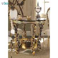 میز ناهار خوری گرد سلطنتی ماهان مدل استار