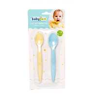 قاشق کودک بی بی جم babyjem بسته 2 عددی
