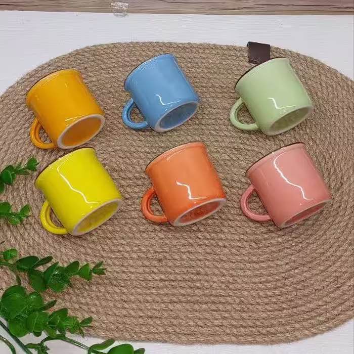 شات و قهوه خوری رنگی سرامیکی