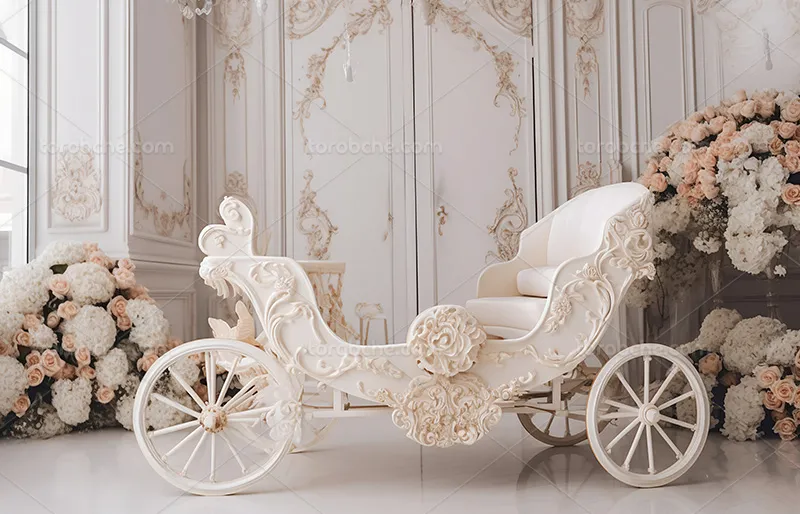 بک دراپ عکاسی با گل های سفید صورتی | گرافیک با طعم تربچه