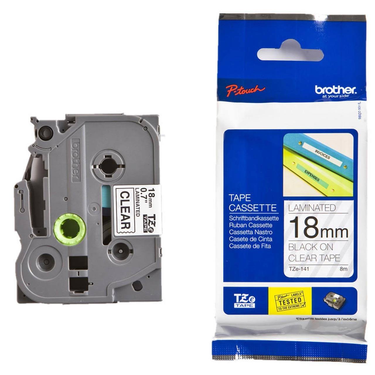 برچسب پرینتر لیبل زن برادر مدل TZe-141