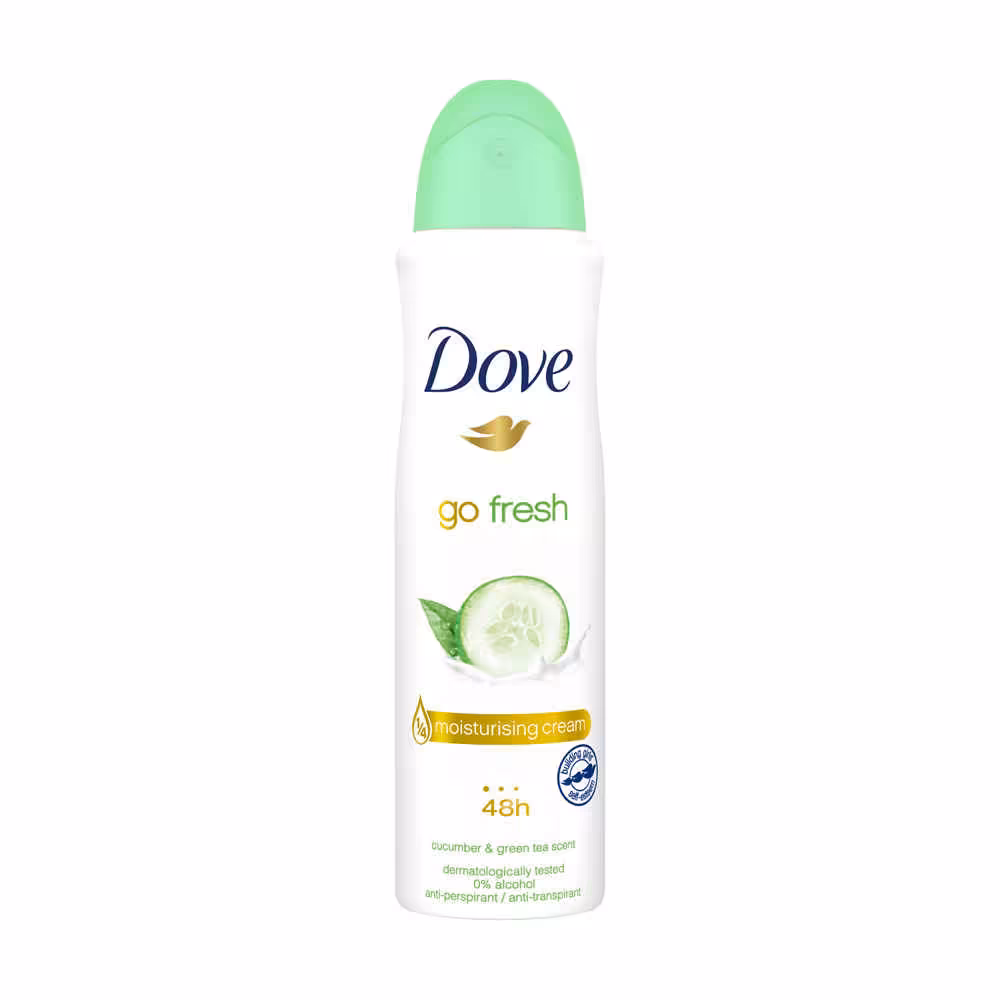 اسپری ضد تعریق زنانه داو مدل Go Fresh حجم 150 میلی لیتر