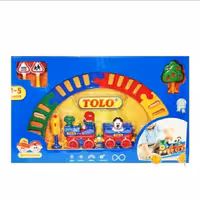 اسباب بازی قطار با علائم کامل تولو