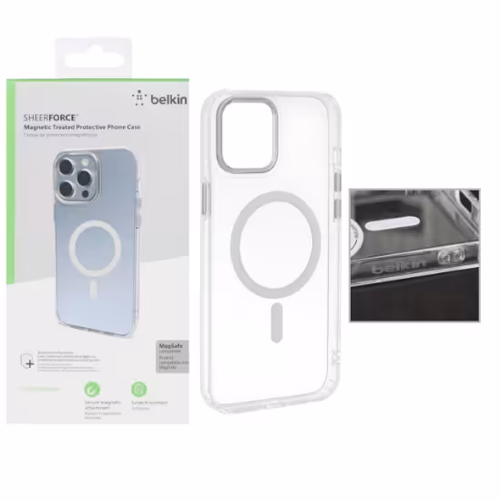 قاب گوشی بلکین شفاف Magsafe برای iPhone 12 Pro Max