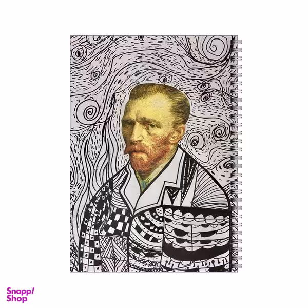 دفتر مشق 80 برگ بامبیلیپ طرح ونگوگ و آنالیز خط کد 1675750